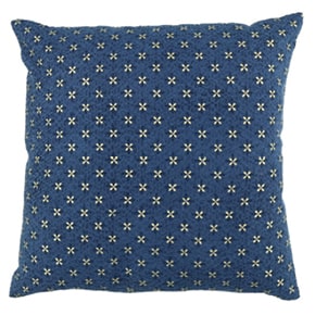 coussin bleu