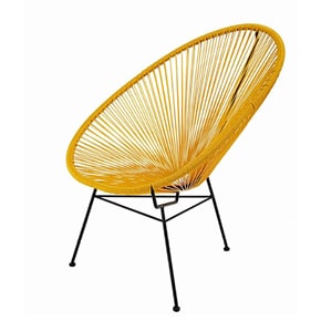 fauteuil jaune