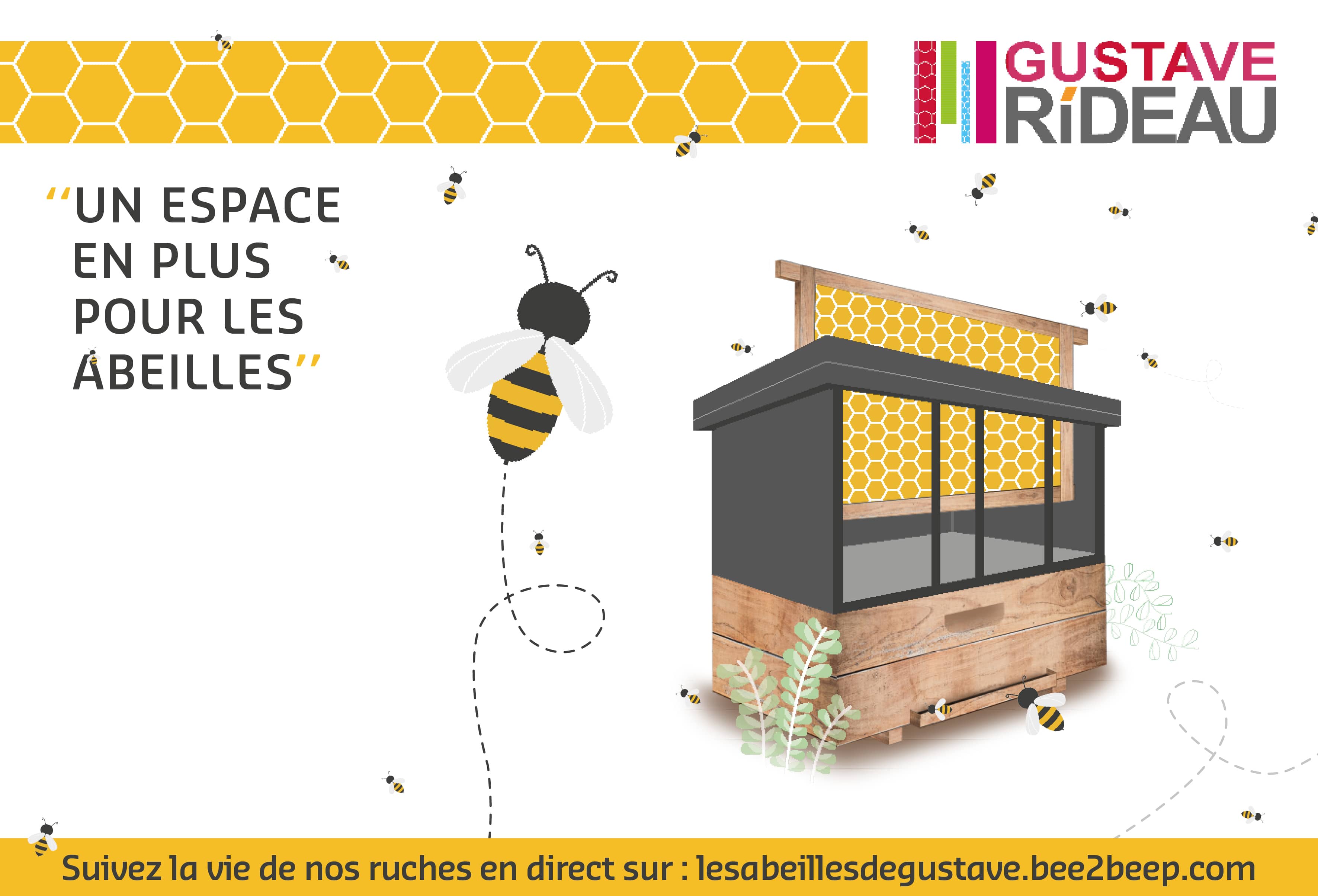 Panneau abeilles